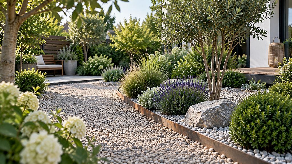 Gartenkies für die Gartengestaltung – Kies für Beete, Wege und Vorgärten