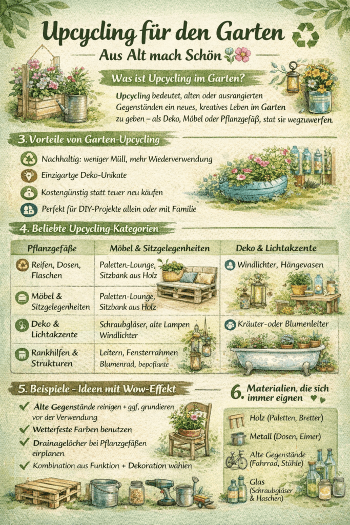 Infos zum Upcycling für den Garten
