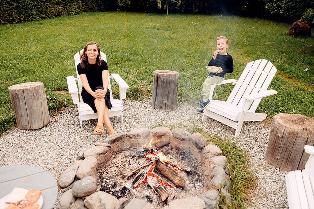Feuerstelle für den Garten