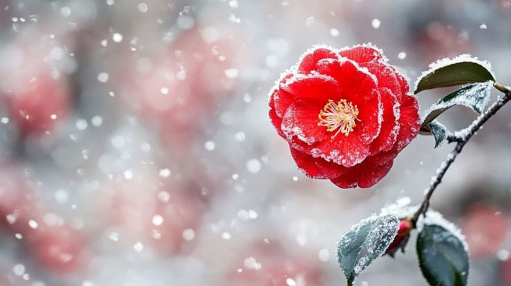 Wie macht man Kamelien winterfest?