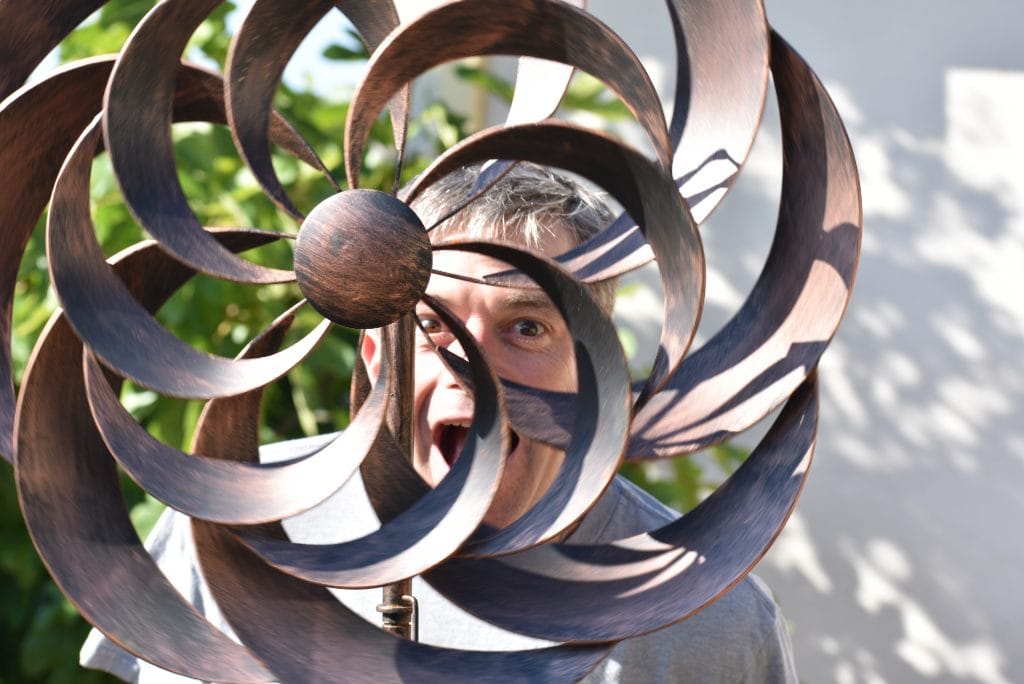 Deko aus Metall für den Garten