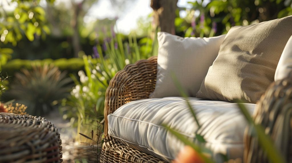 Gartenkissen für Gartenmöbel in verschiedenen Größen und Materialien