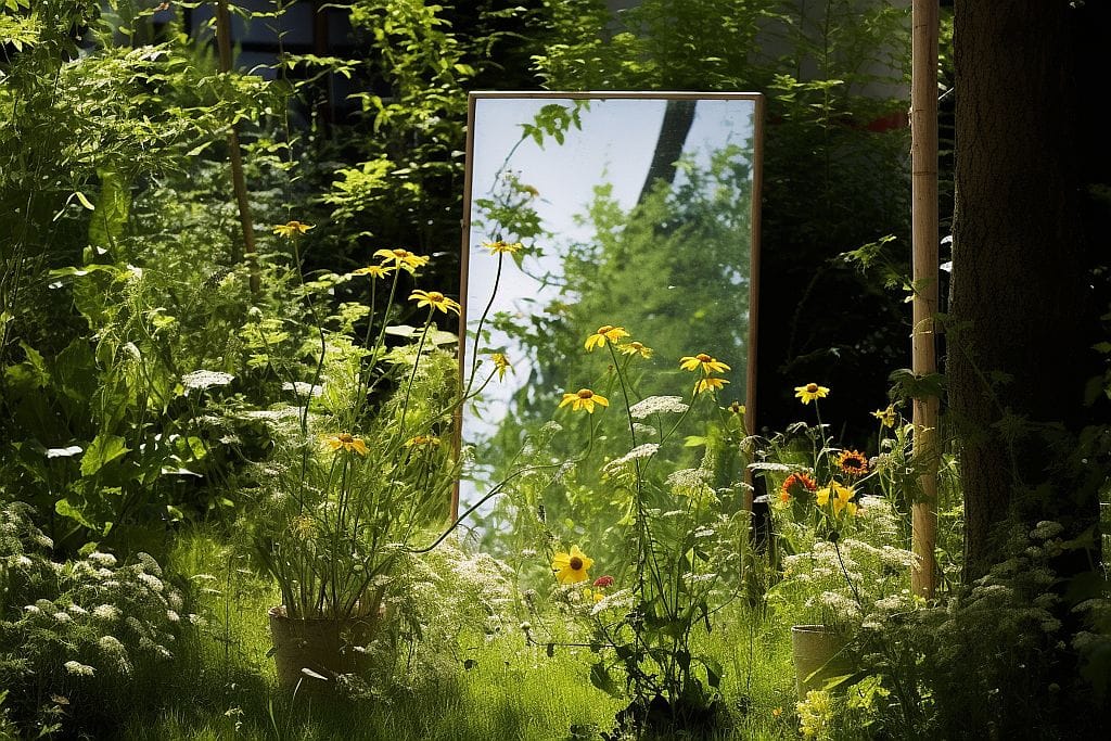 Gartenspiegel und seine richtige Platzierung